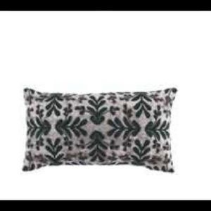 14”x 26” Beaded and Embroidered Pillow Cover